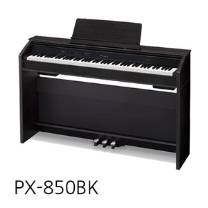 카시오 디지털피아노 PX-850BK/PX850BK/88 스케일드 해머건반/AIR음원/슬림디자인